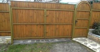 Купить распашные ворота деревянные Чехов, цена от 2771 руб.